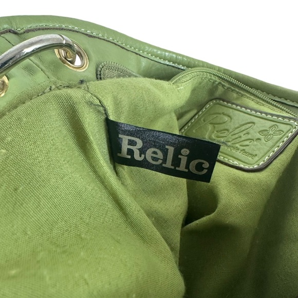 Relic Green Purse Bag Shoulder Strap Faux Leather Boho - Picture 11 of 16